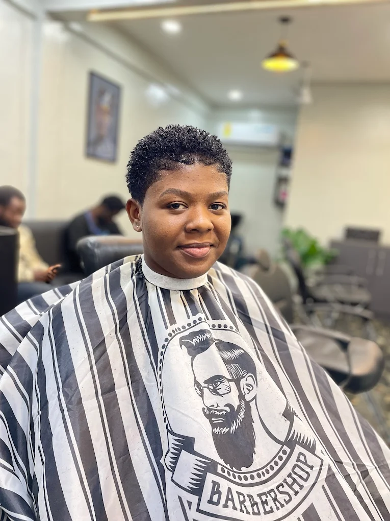 Buzz cut at King Jeph Barber Studio